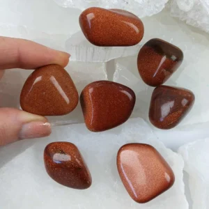 goldstone-Tumbled stone