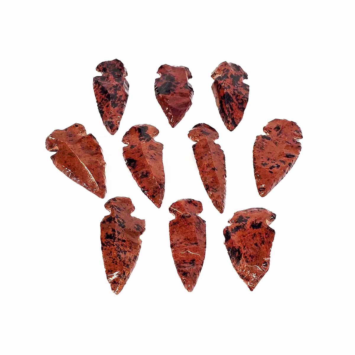 arrowheads from mahogany obsidian