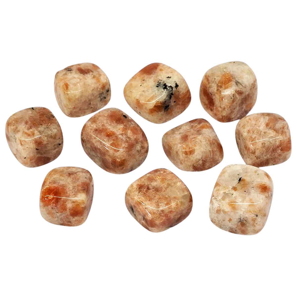 sunstone tumbled stone