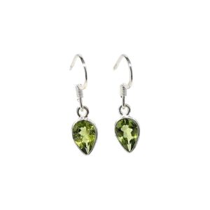 Peridot Earrings - 925 Sterling Silver