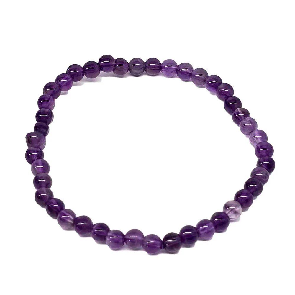 amethyst bracelet 4mm