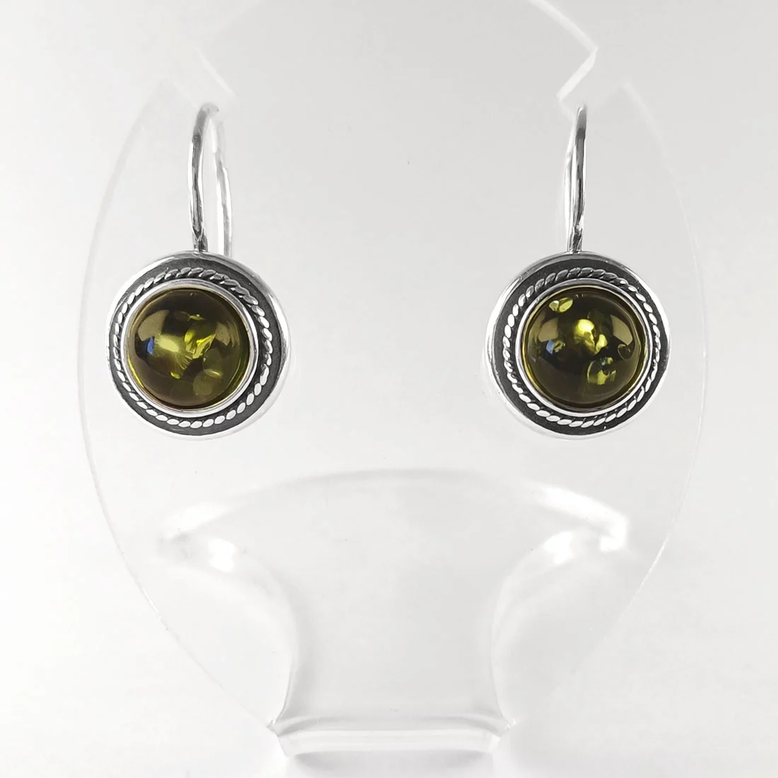 amber earrings