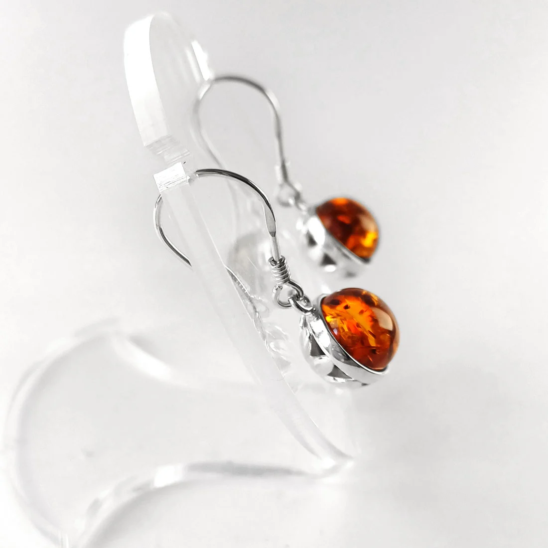 amber earrings