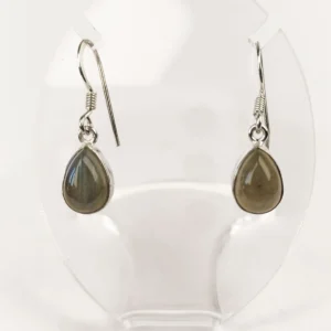 labradorite earrings in sterling silver 925