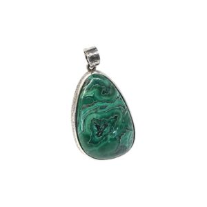 Chrysocolla Pendant Drop - 925 Sterling Silver