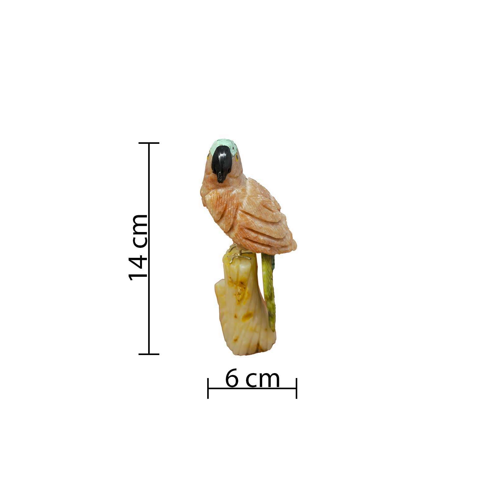 Parrot Carving 6x14 cm - Image 3