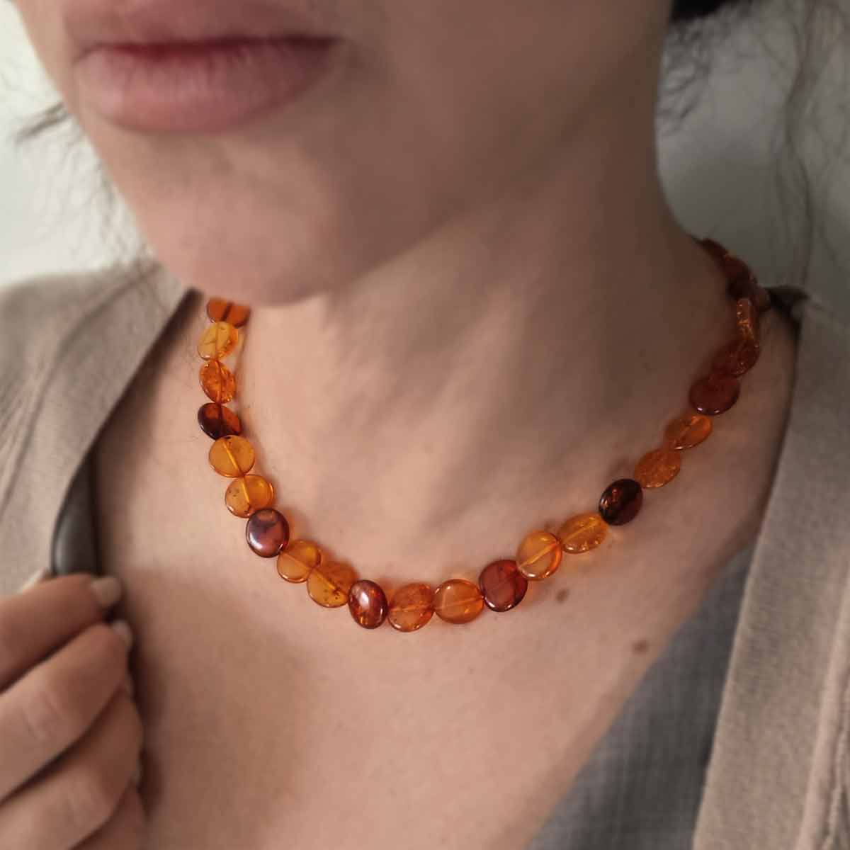 amber necklace