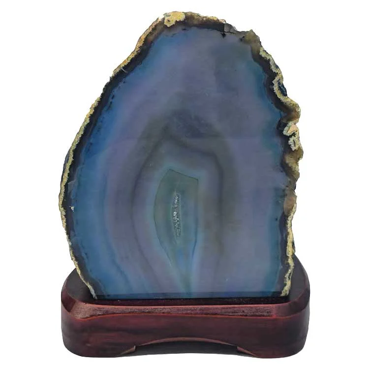 blue agate lamp