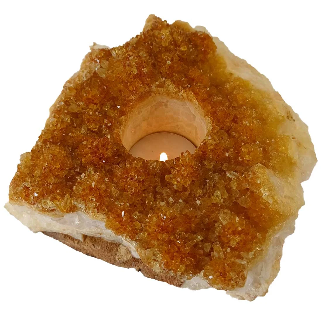 citrine candle holder