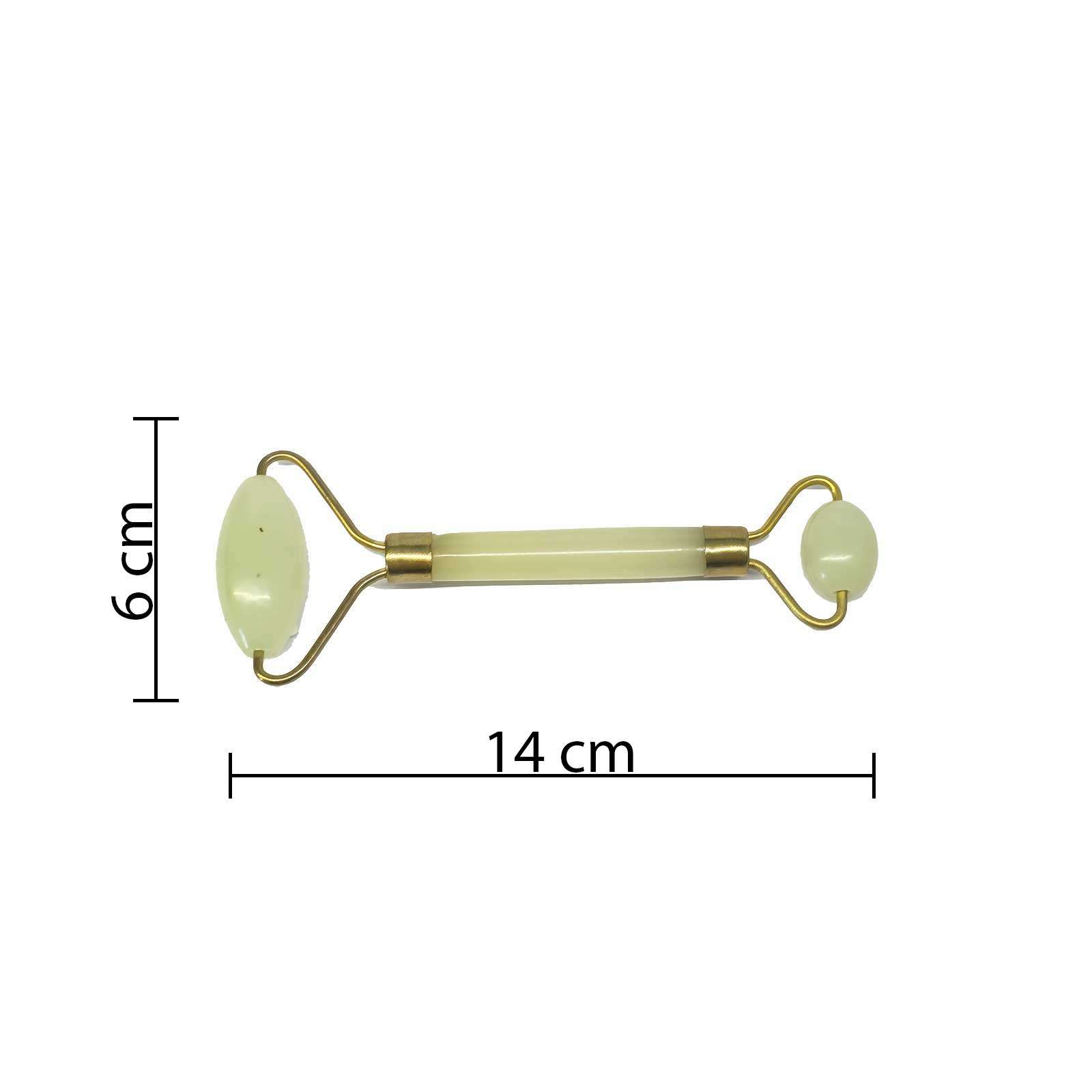 Massage Roller Jade 14x6 cm - Image 2