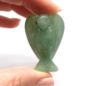 Small Angel carved in Aventurine