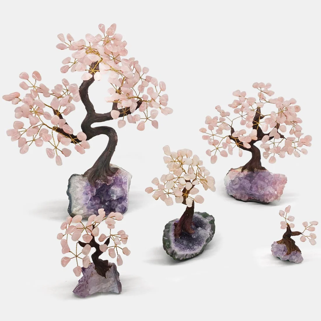Rose Quartz Tree of Life
