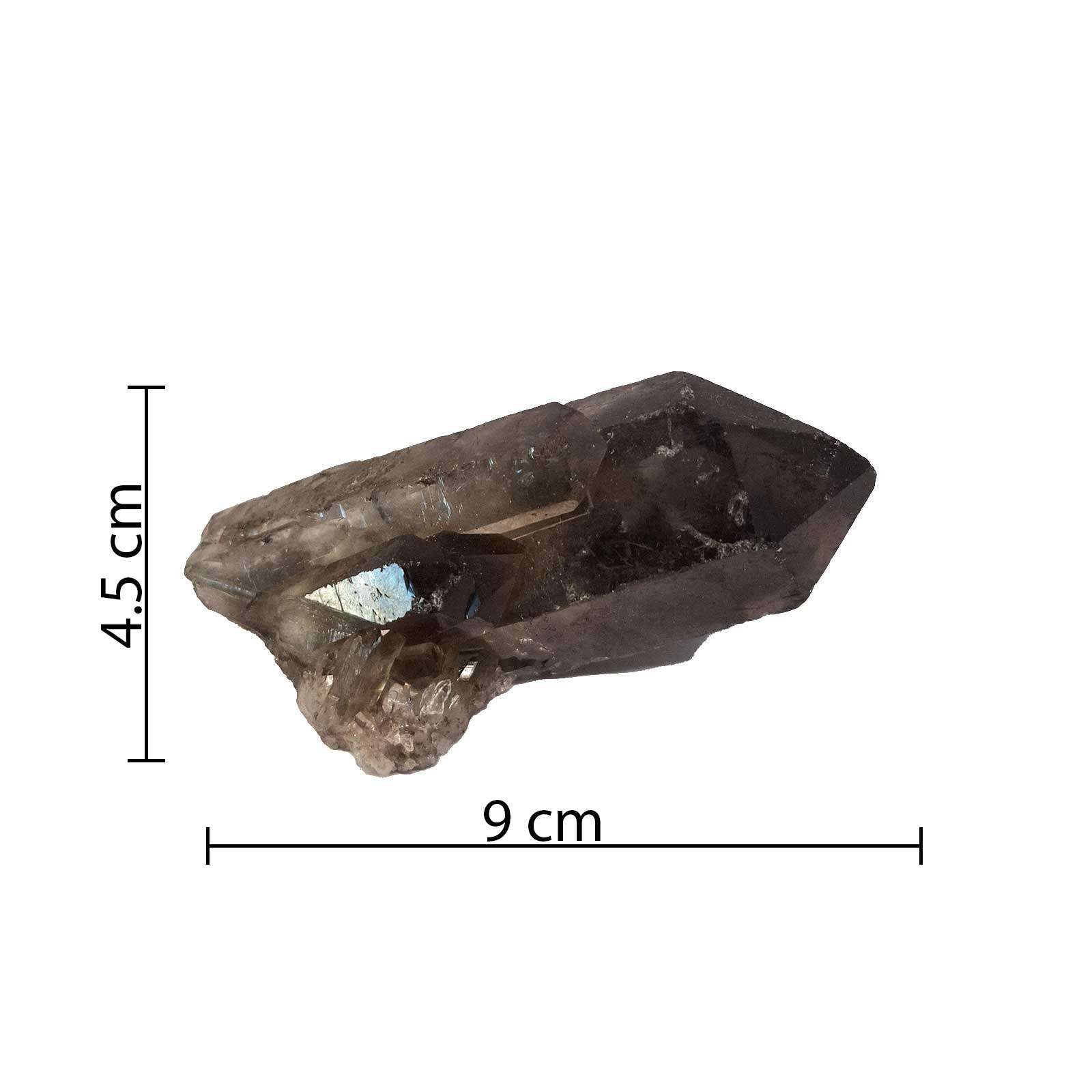 Smoky Quartz Cluster 9x4.5 cm - Image 2