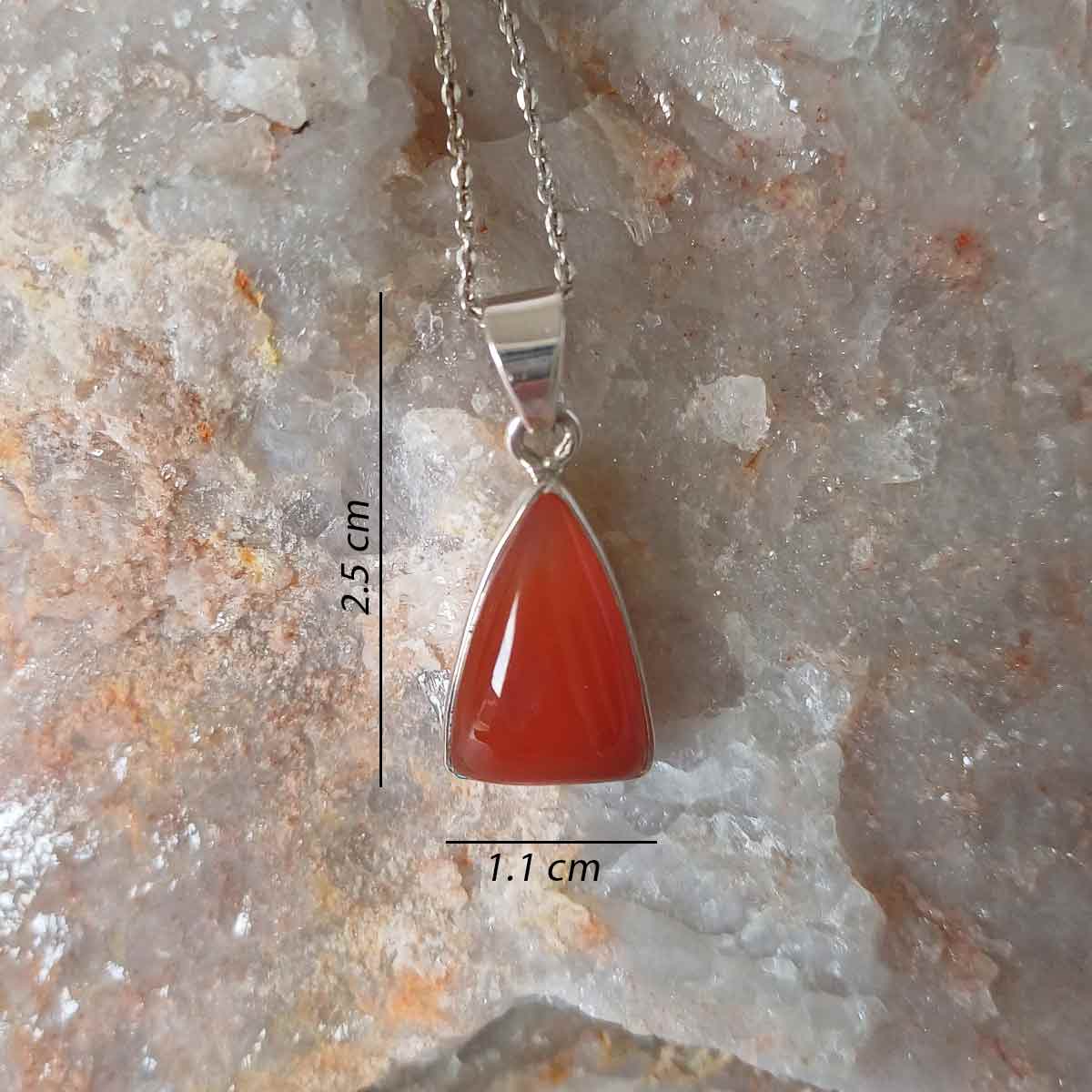 Carnelian pendant