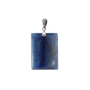 kyanite pendant silver