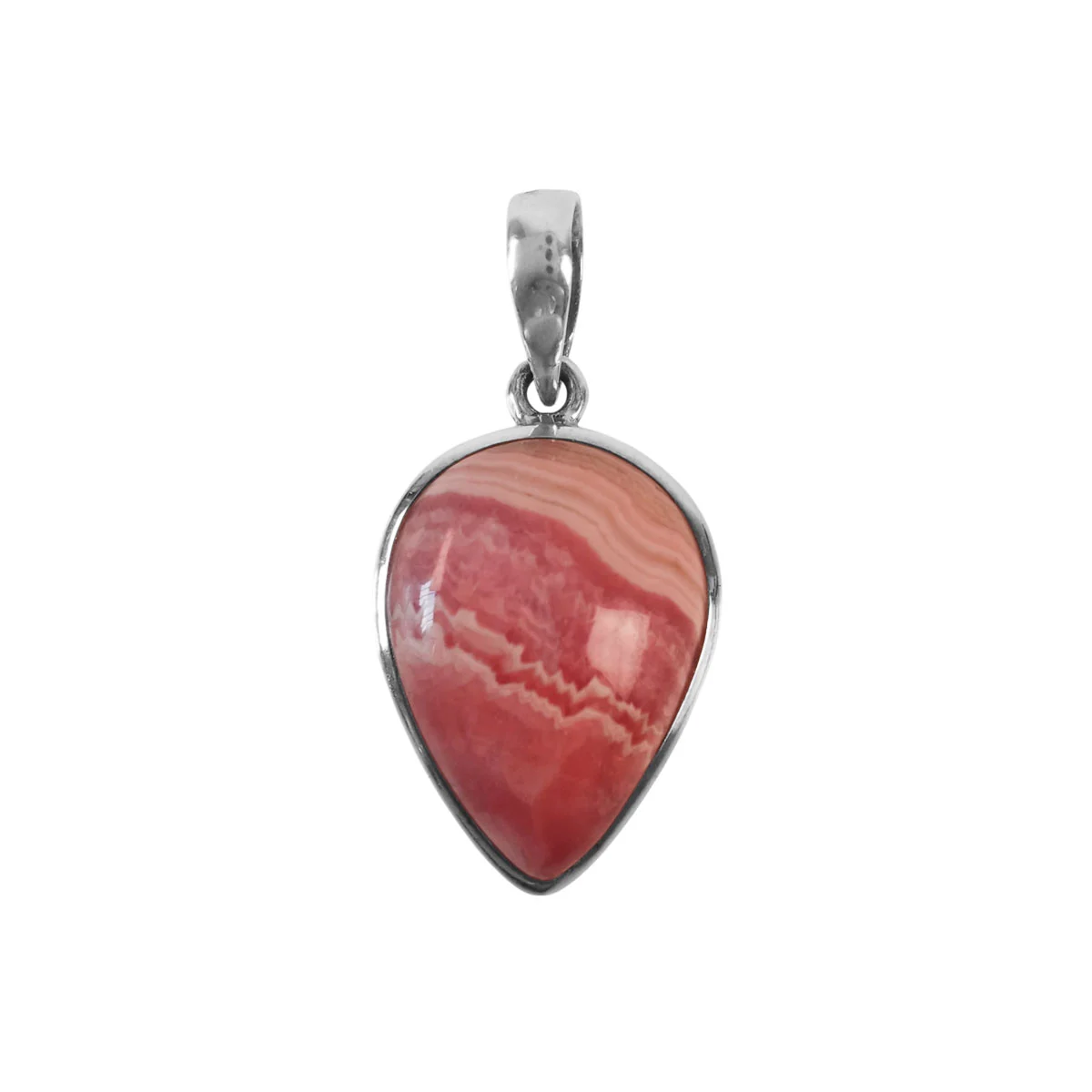 rhodochrosite pendant