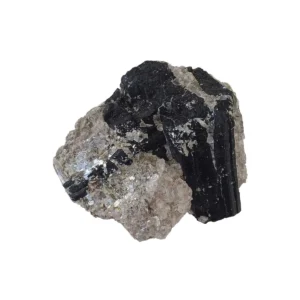Tourmaline with quartz and mica