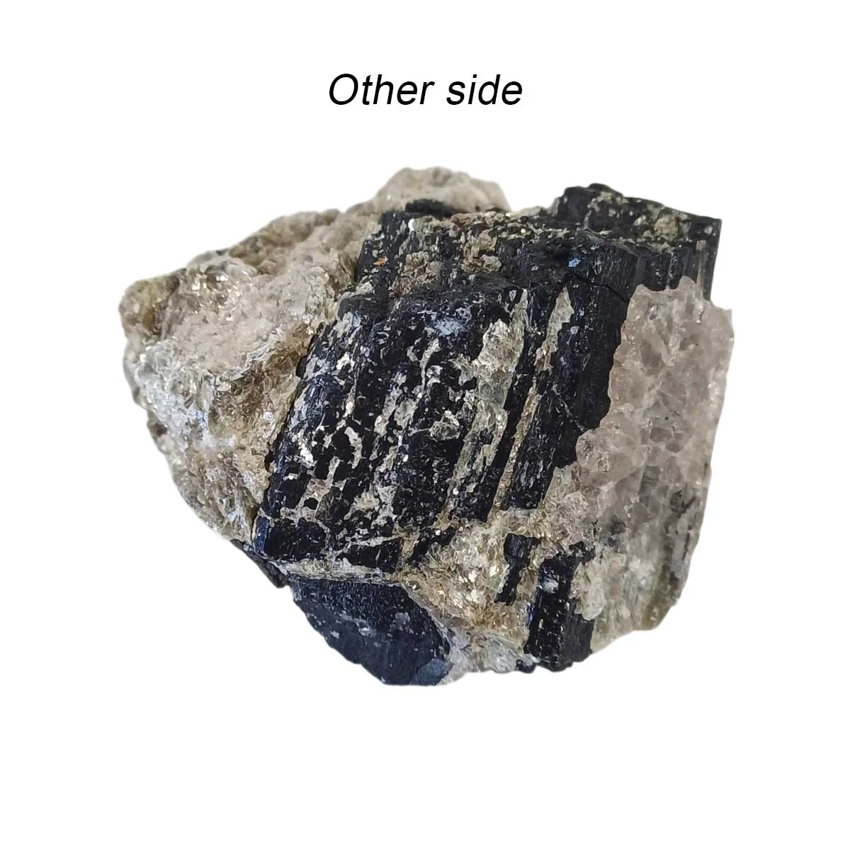 Black Tourmaline with Quartz and Mica - Image 2