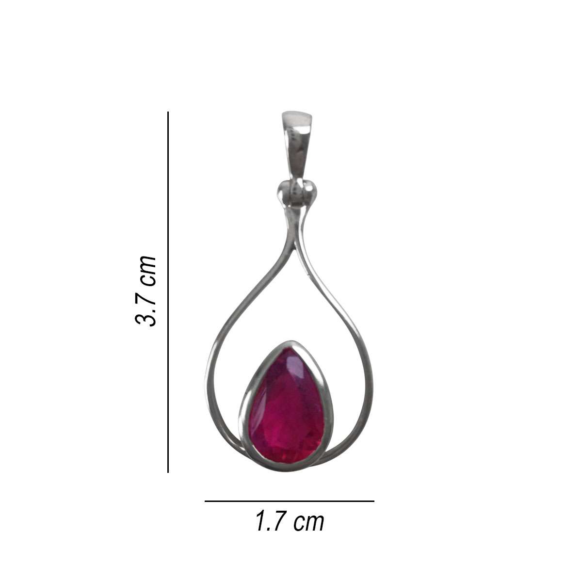 pink tourmaline pendant