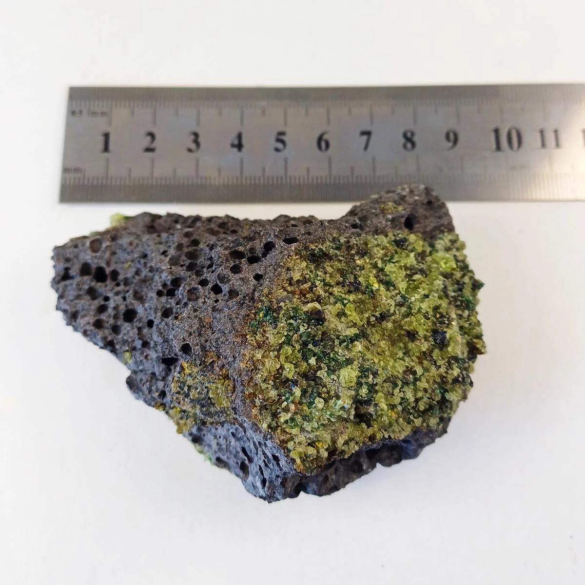 peridot on lava