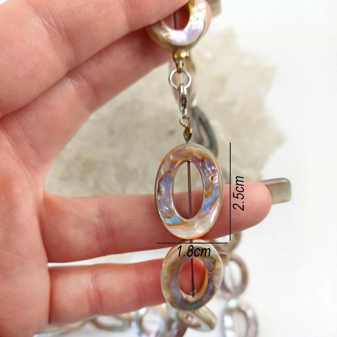 abalone shell necklace