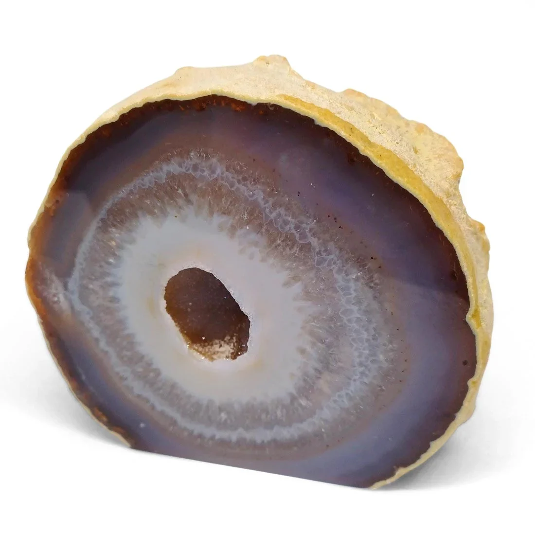 Agate Geode Brazil - Cut to Base 8 cm