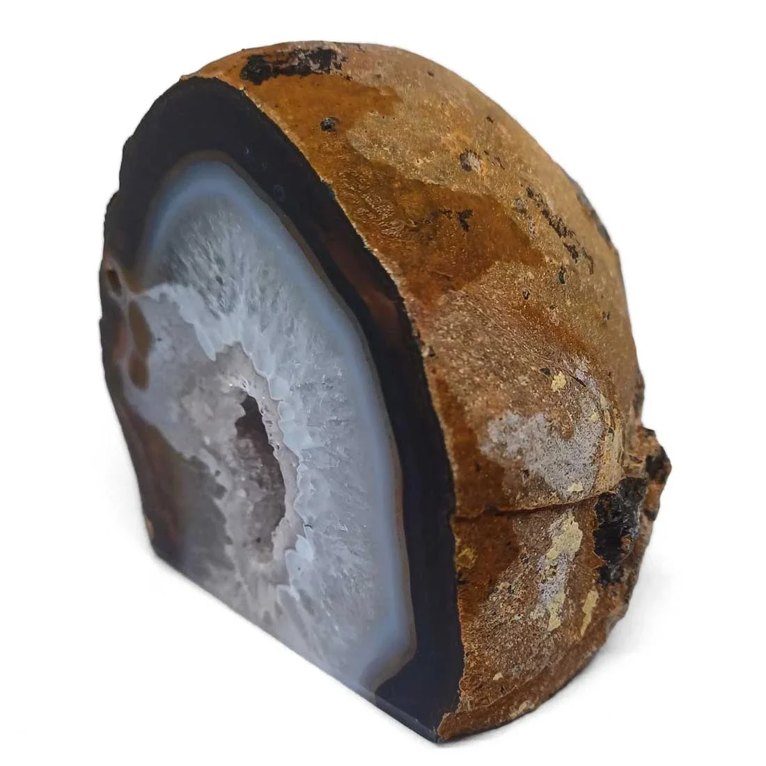 Agate Geode Brazil - Cut to Base 8.5cm - Image 2