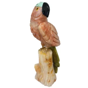 Parrot Carving 6x14 cm
