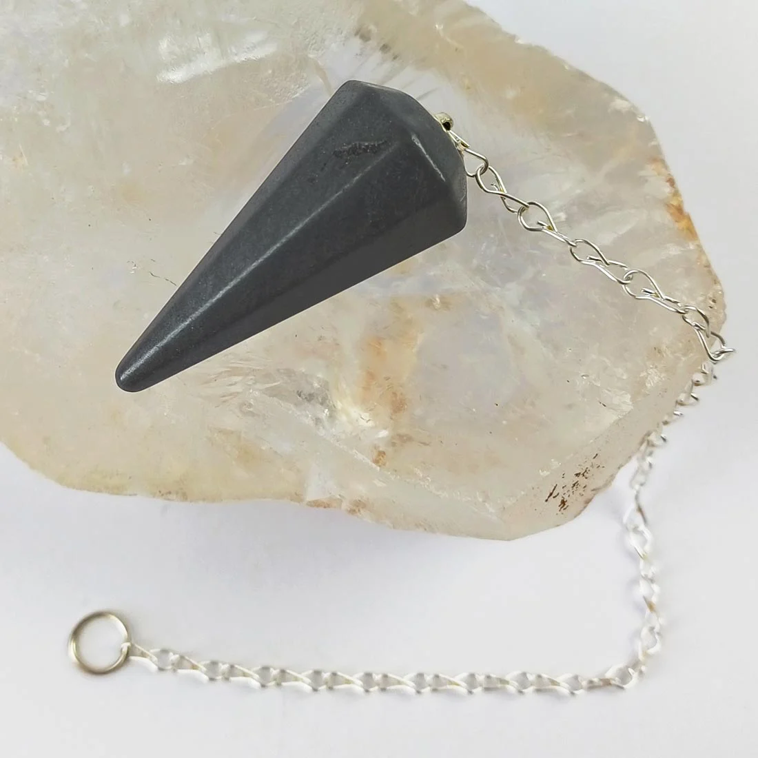 Hematite Pendulum with chain