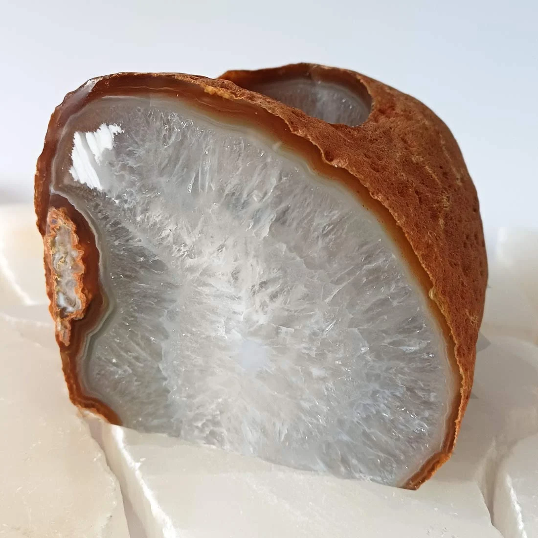 Agate Candle Holder – Natural Tones