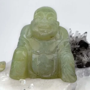 Jade Buddha - 9 x 8cm, 0.330gr