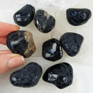 Black Tourmaline Tumbled Stones
