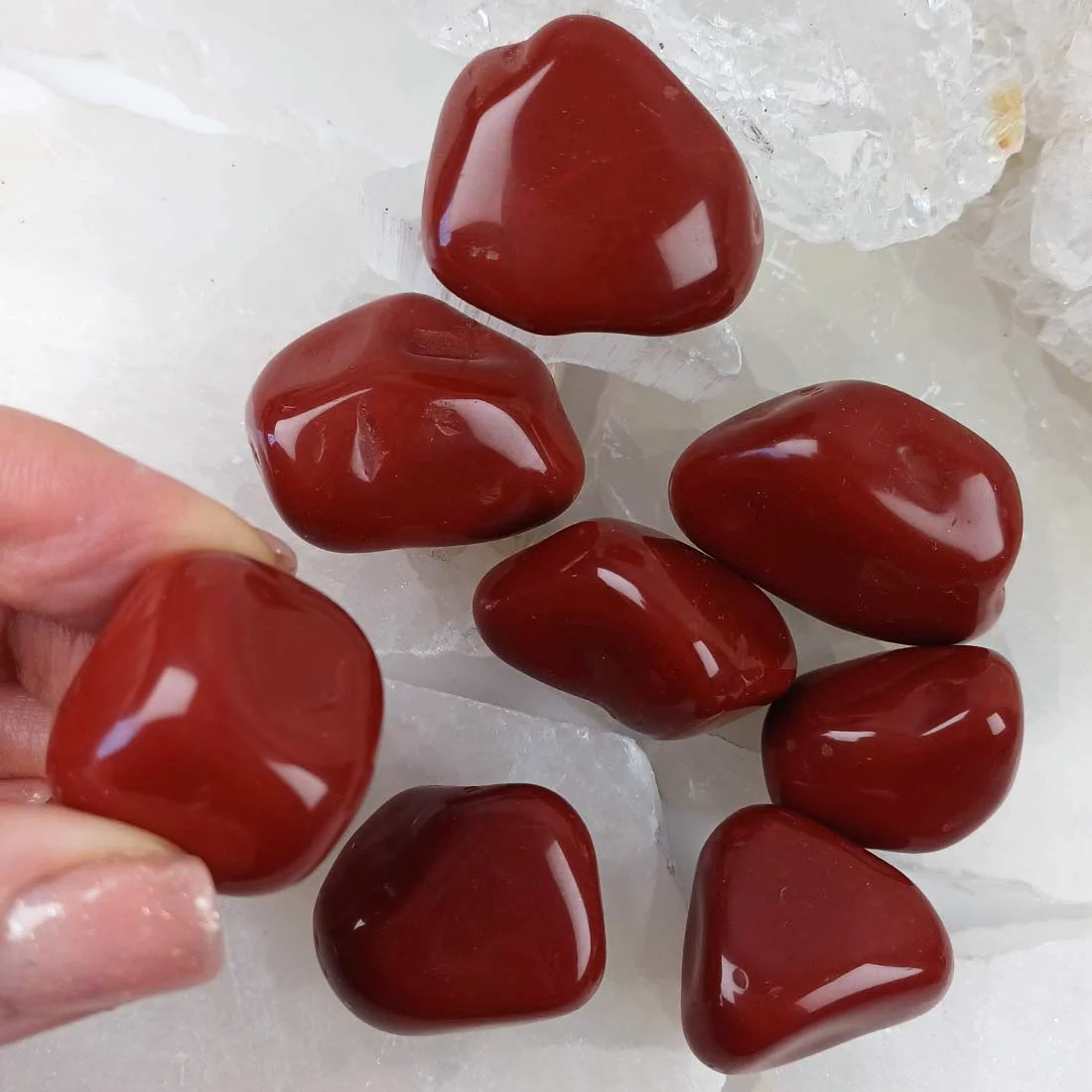 Red Jasper Tumbled Stone