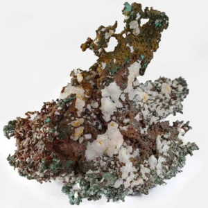 Collector Copper with Quartz from Morocco featuring natural native copper formation and quartz crystals.