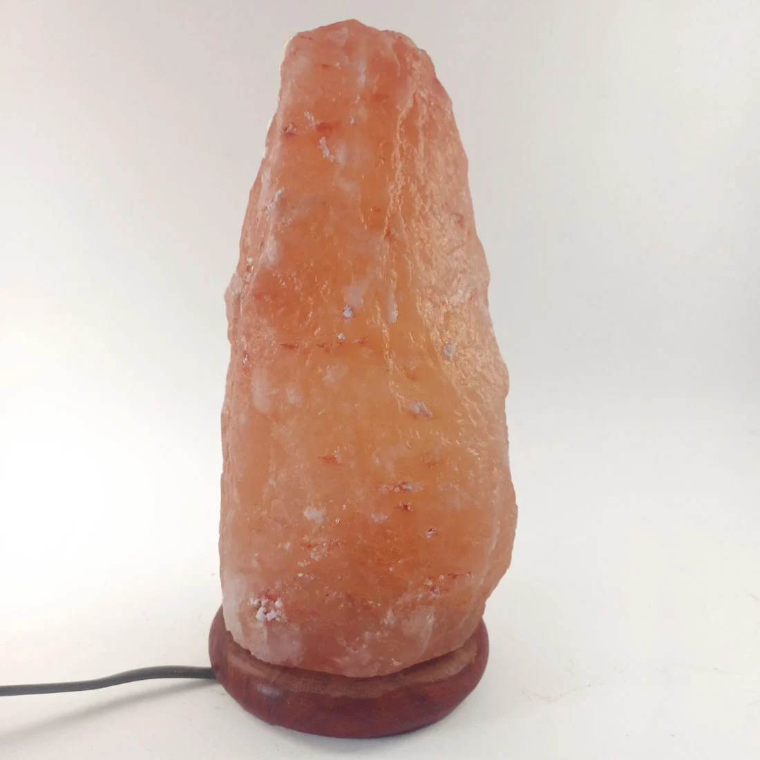 Himalayan salt lamp, orange tones