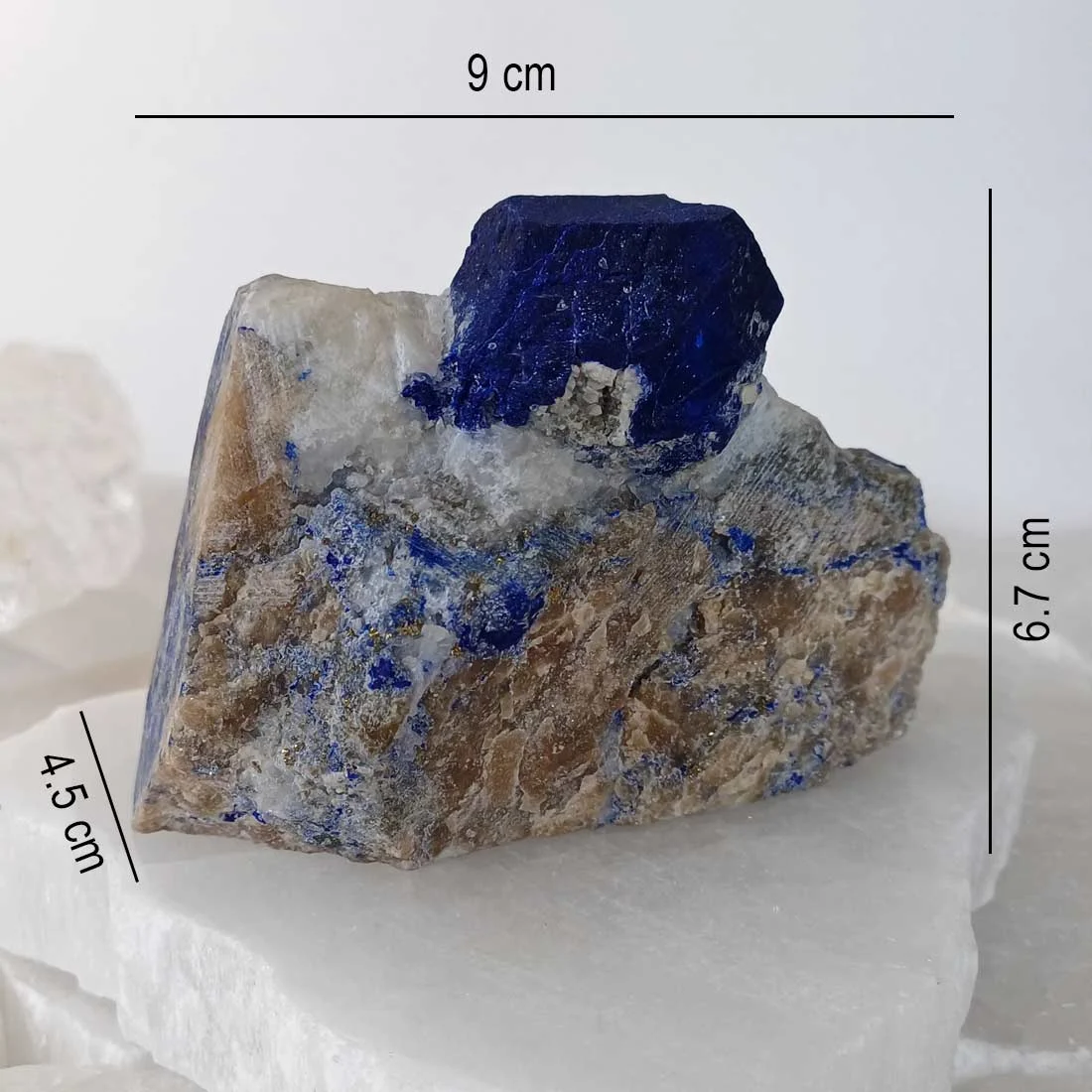 Lapis lazuli crystals in matrix - pakistan